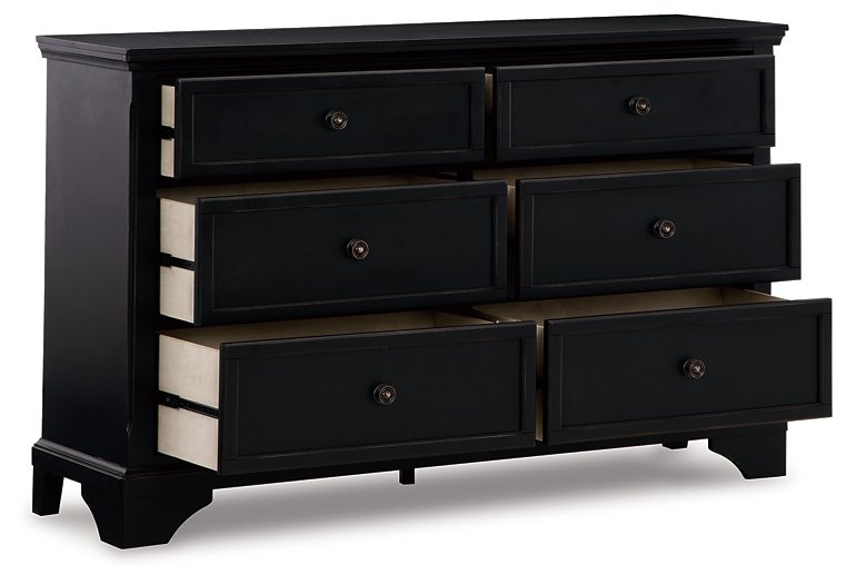 Chylanta Dresser and Mirror - Ogle Furniture (TN)