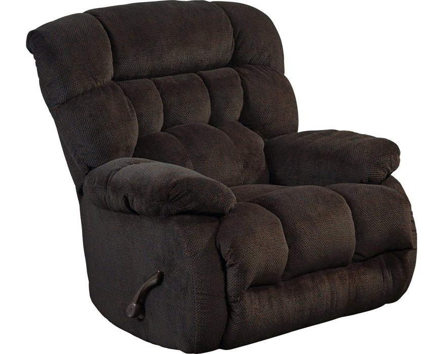 Catnapper Daly Power Lay Flat Recliner in Chocolate