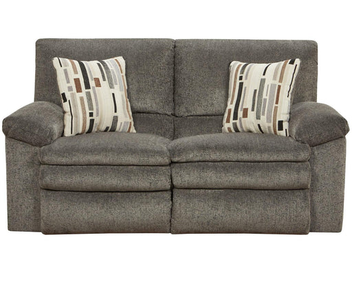 Catnapper Furniture Tosh Power Reclining Loveseat in Pewter/CafÃ© image