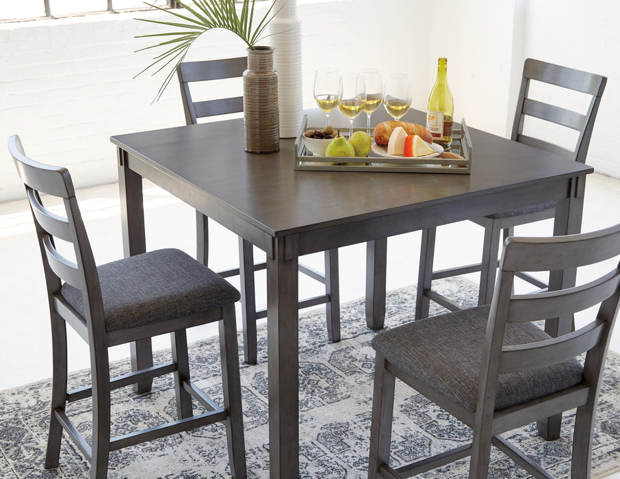 Bridson Counter Height Dining Table and Bar Stools (Set of 5) - Ogle Furniture (TN)