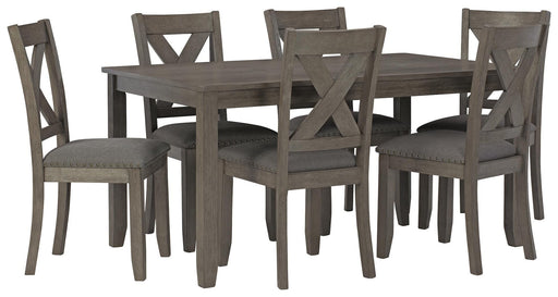 Caitbrook Dining Table and Chairs (Set of 7) - Ogle Furniture (TN)