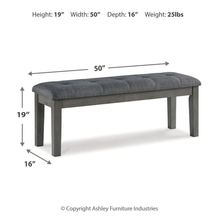Hallanden 50" Dining Bench - Ogle Furniture (TN)