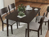 Mallenette Dining Table and 4 Chairs (Set of 5) - Ogle Furniture (TN)
