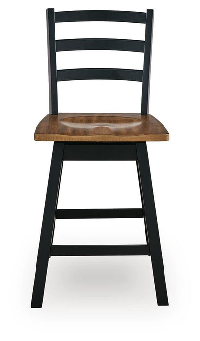 Wildenauer Counter Height Swivel Barstool - Ogle Furniture (TN)