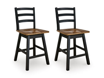 Wildenauer Counter Height Swivel Barstool - Ogle Furniture (TN)