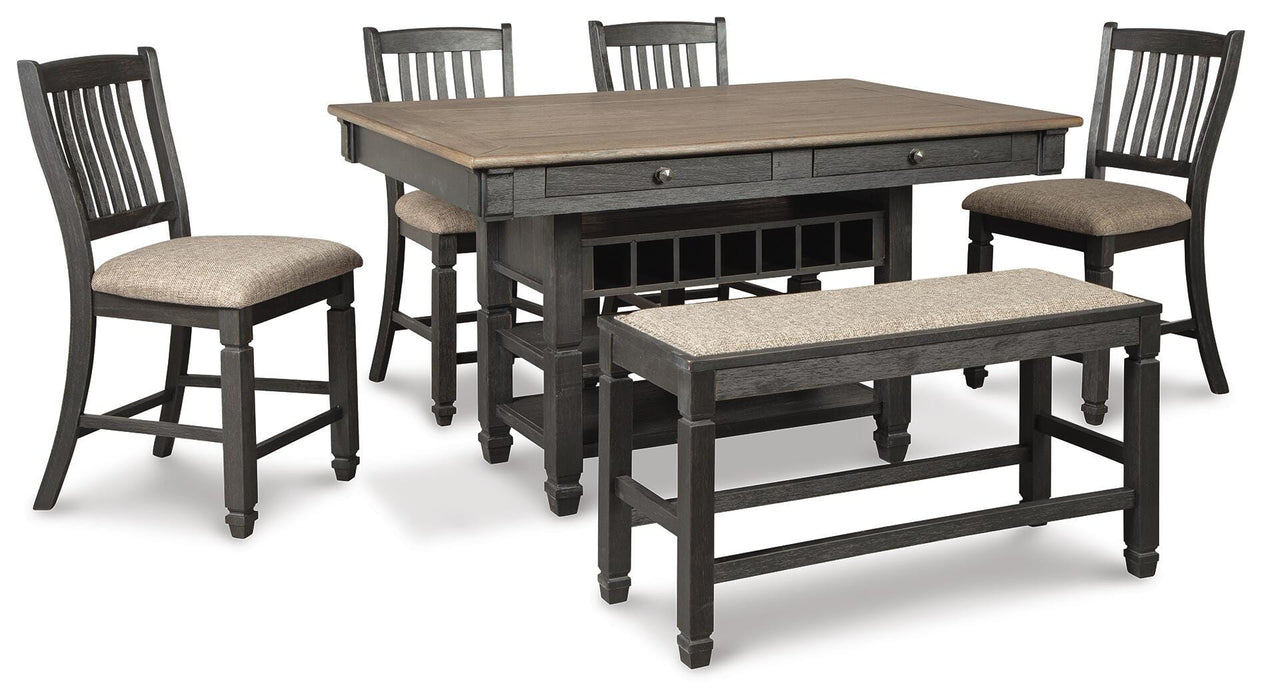 Tyler Creek Counter Height Dining Set - Ogle Furniture (TN)