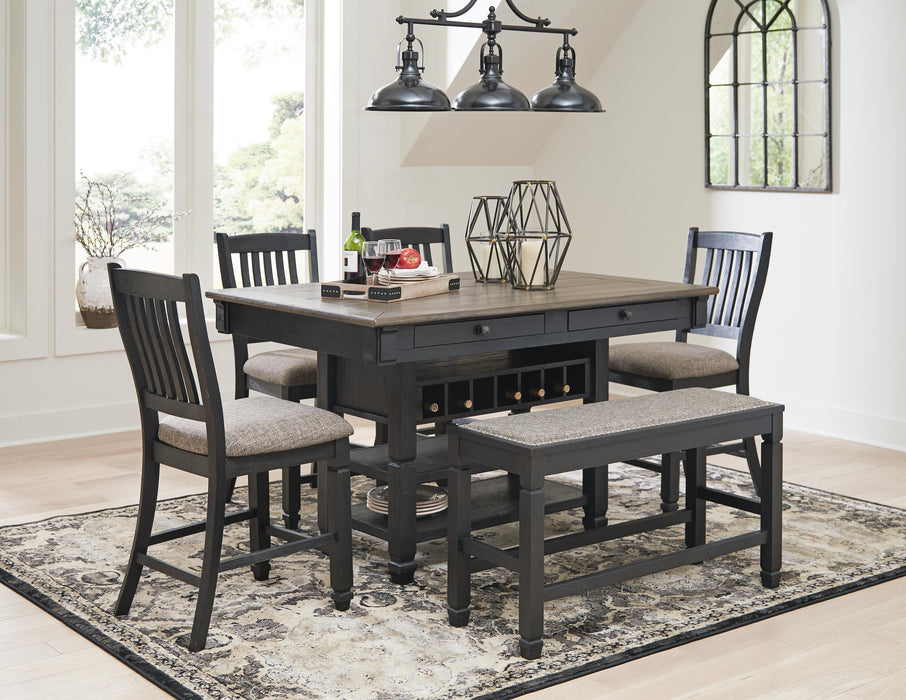 Tyler Creek Counter Height Dining Set - Ogle Furniture (TN)