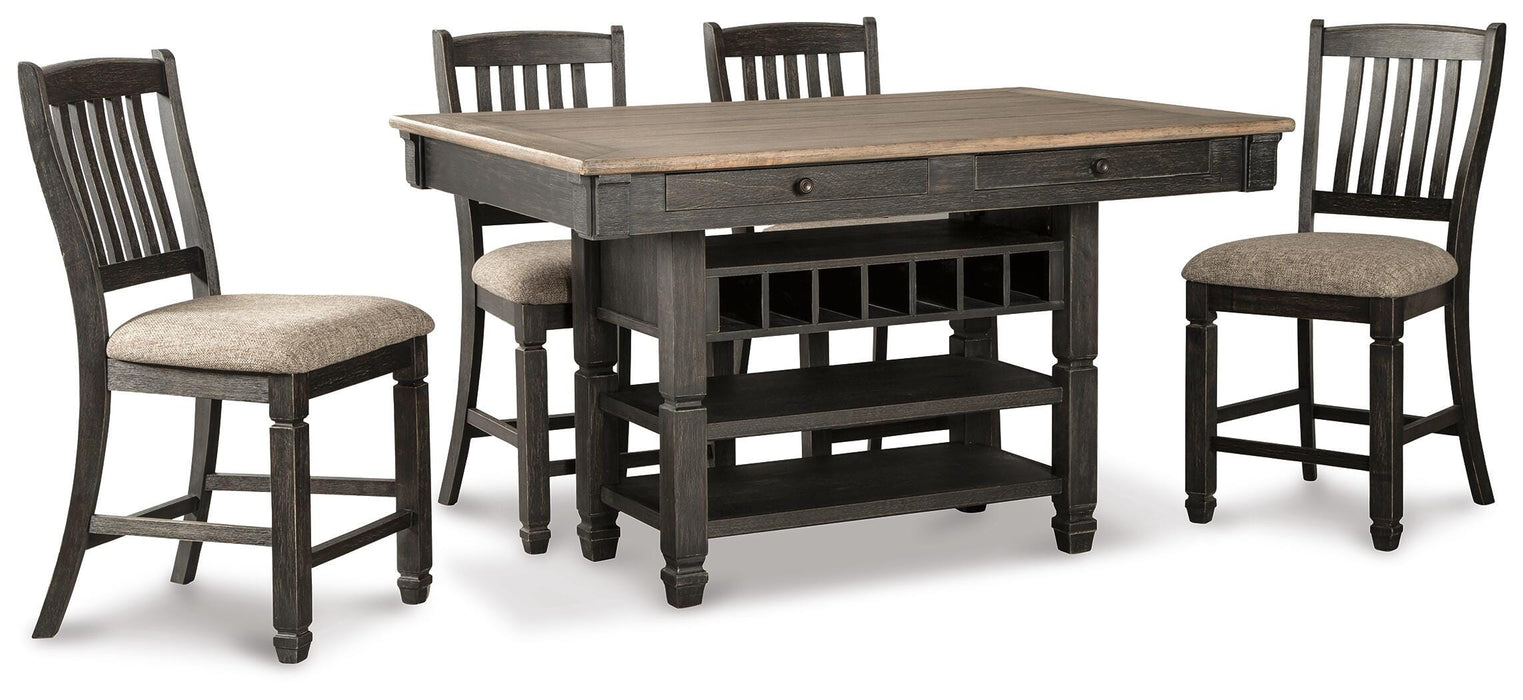Tyler Creek Counter Height Dining Set - Ogle Furniture (TN)