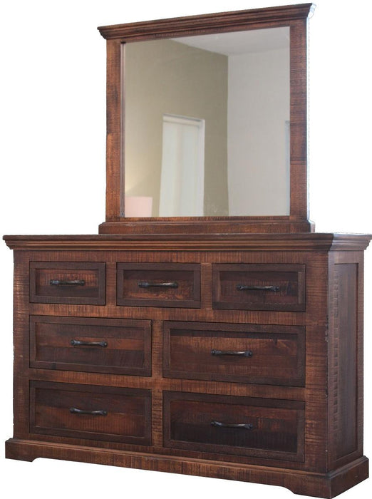 Madeira Mirror in Multi Step Lacquer