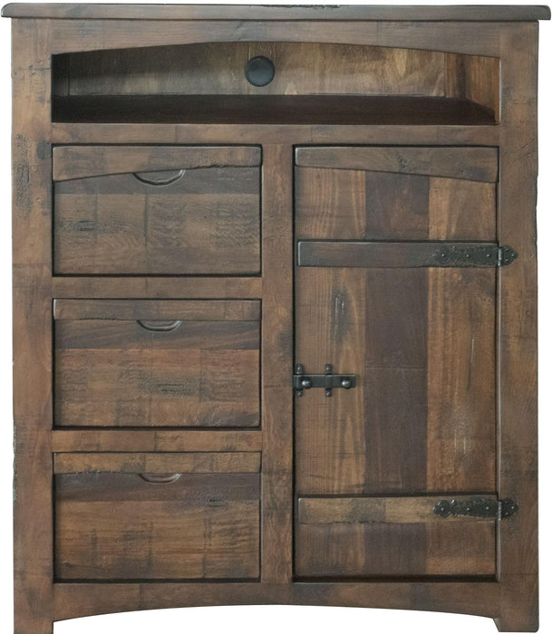Mezcal 3 Drawer Great Chest for TV in Stained image