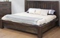 San Luis King Platform Bed in Natural Wood image