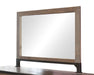 Antique Gray Mirror in Gray/Brown image