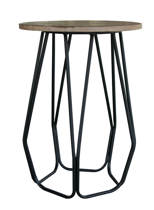 Anvil Chairside Table, Iron base image