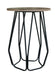 Anvil Chairside Table, Iron base image
