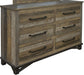 Loft Brown 6 Drawer Dresser in Brown image