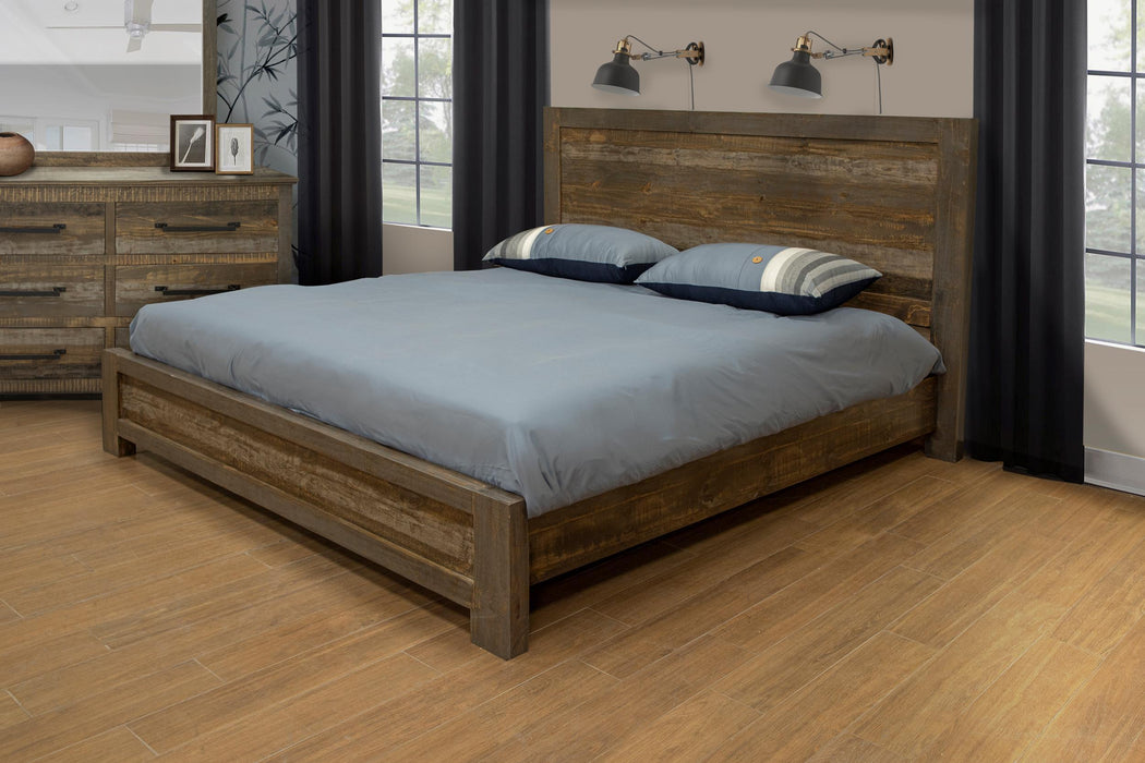 Loft Brown California King Platform Bed in Brown image