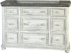 Luna 9 Drawer Dresser in Off White image