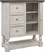 Stone 3 Drawer with 1 Door Chest in Two Tone image