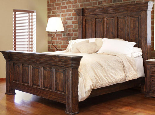 Terra Queen Panel Bed in Chocolate image