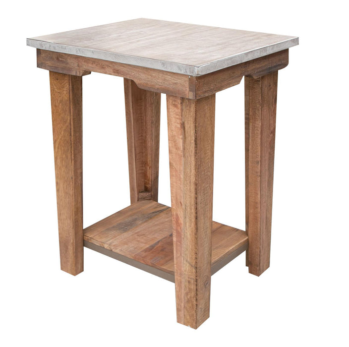 Tulum Chairside Table w/ Shelve image
