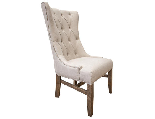 Aruba Tufted Back Side Chair w/ a nailhead trim** image