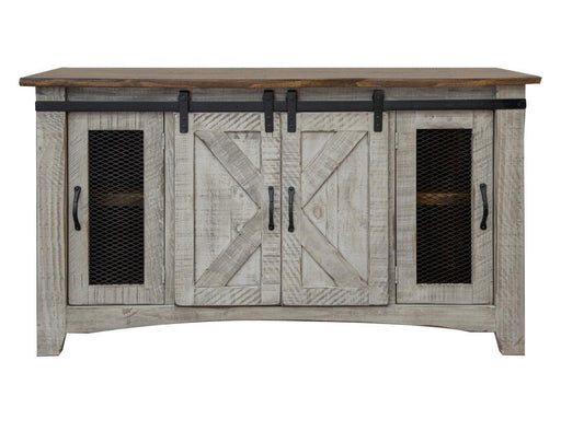 Pueblo Gray 4 Doors, 60" TV Stand image