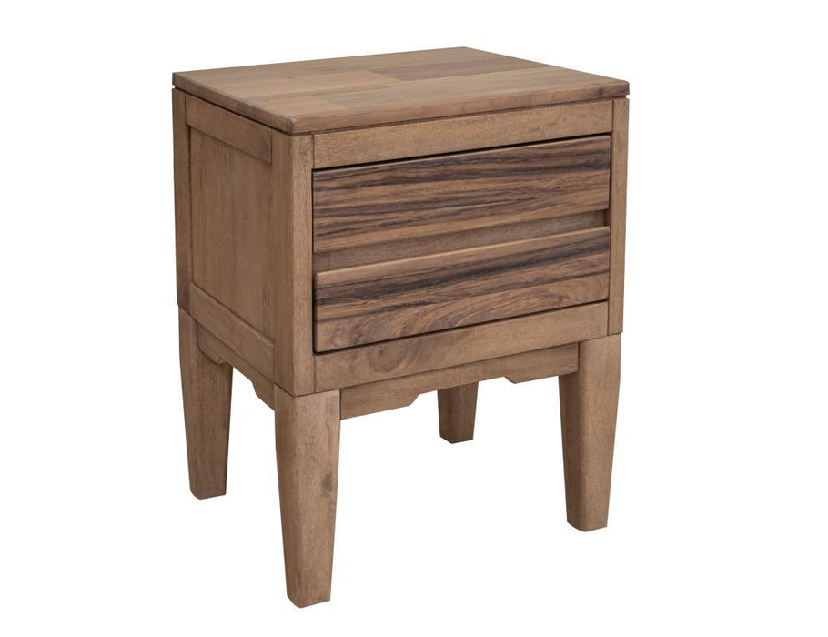 Parota Nova Night Stand w/ 2 Drawers image