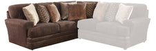 Jackson Furniture Mammoth LSF Section in Brindle/Chocolate 437662 image