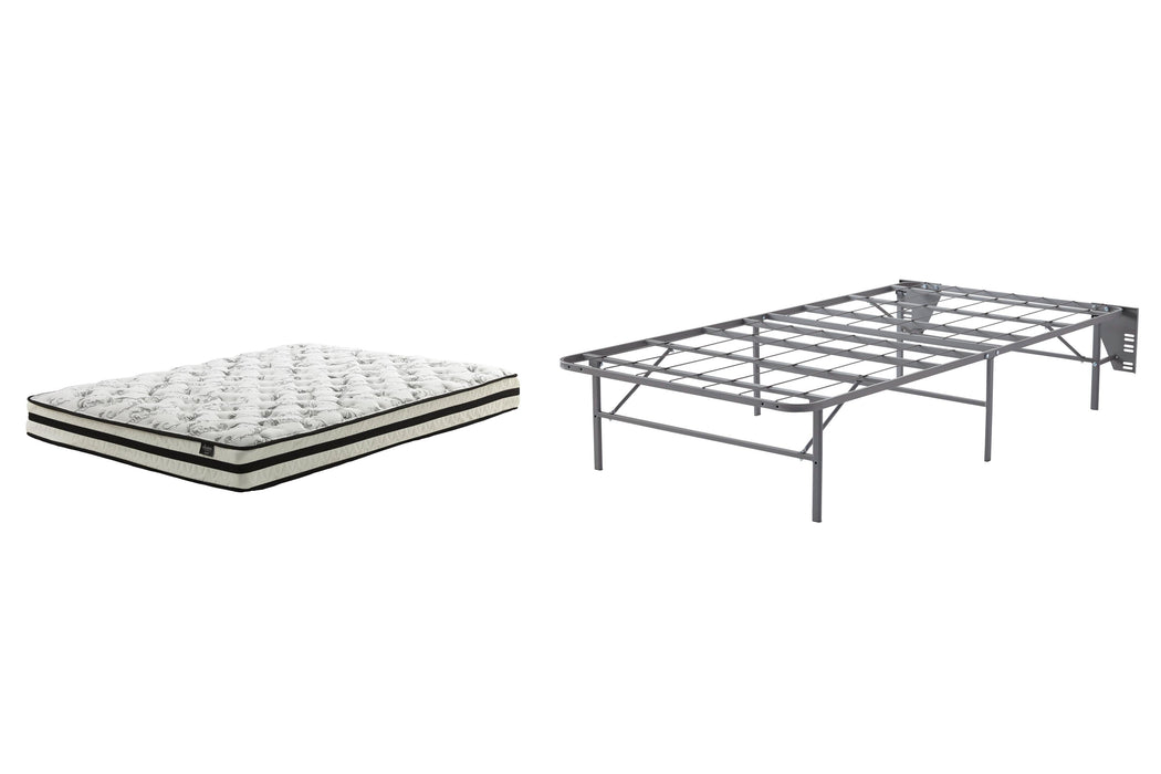 8 Inch Chime Innerspring Mattress Set - Ogle Furniture (TN)
