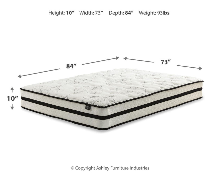 Chime 10 Inch Hybrid Mattress Package - Ogle Furniture (TN)