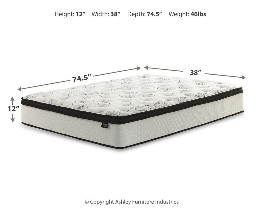 Chime 12 Inch Hybrid Mattress in a Box - Ogle Furniture (TN)