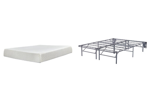 10 Inch Chime Memory Foam Mattress Set - Ogle Furniture (TN)
