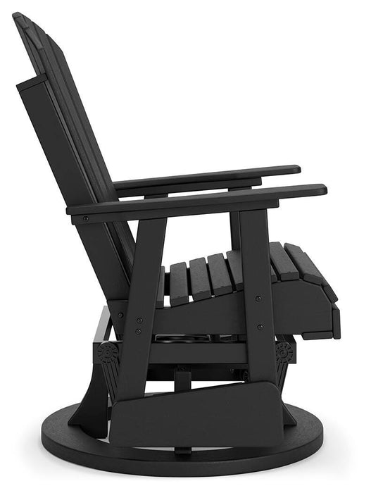 Hyland wave Outdoor Swivel Glider Chair - Ogle Furniture (TN)