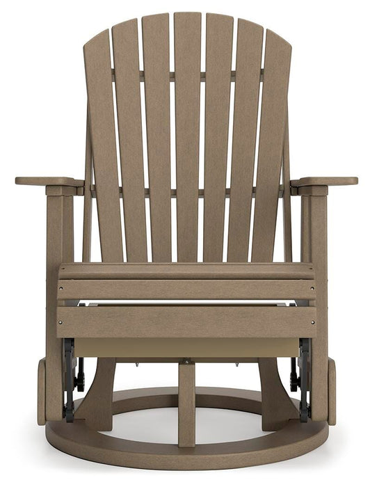 Hyland wave Outdoor Swivel Glider Chair - Ogle Furniture (TN)