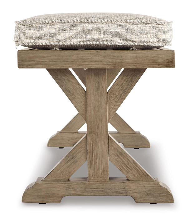 Beachcroft Outdoor Bench with Cushion - Ogle Furniture (TN)