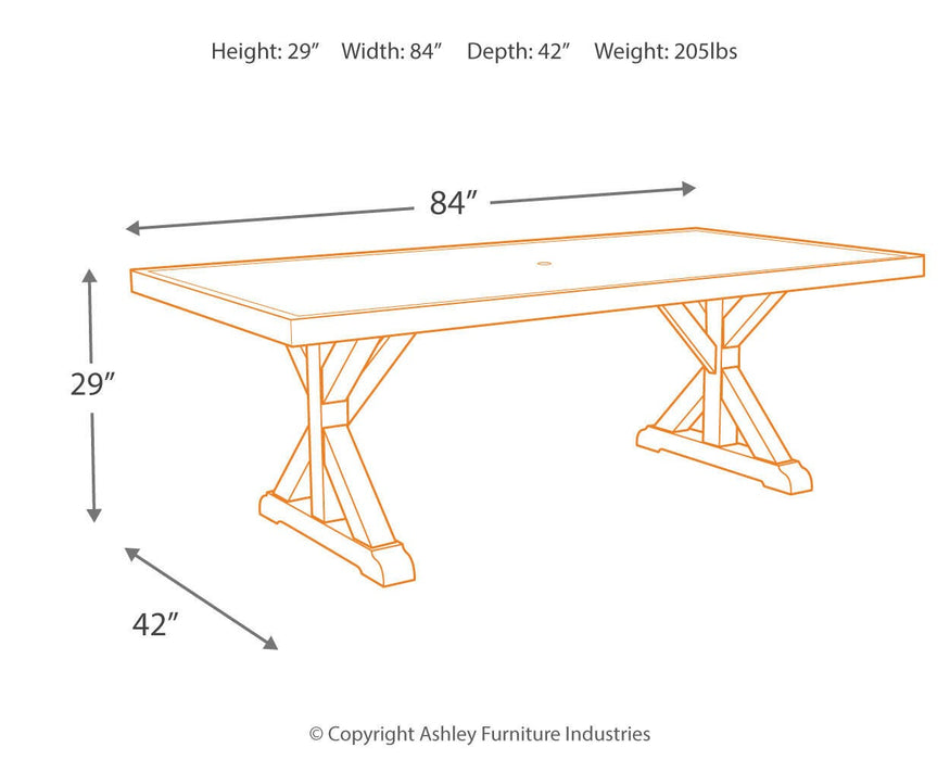 Beachcroft Outdoor Dining Set - Ogle Furniture (TN)