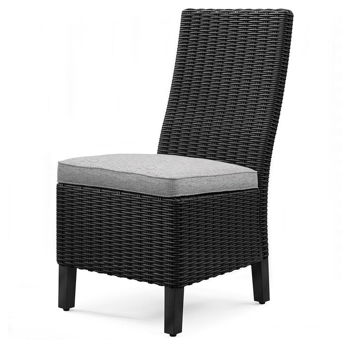 Beachcroft Outdoor Side Chair with Cushion (Set of 2) - Ogle Furniture (TN)