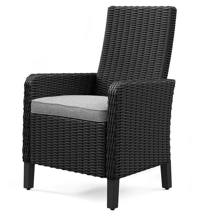 Beachcroft Outdoor Arm Chair with Cushion (Set of 2) - Ogle Furniture (TN)