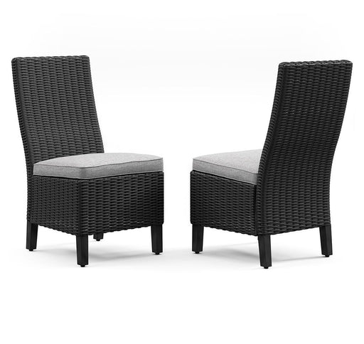 Beachcroft Outdoor Side Chair with Cushion (Set of 2) - Ogle Furniture (TN)