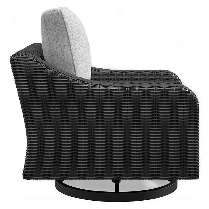 Beachcroft Outdoor Swivel Lounge with Cushion - Ogle Furniture (TN)
