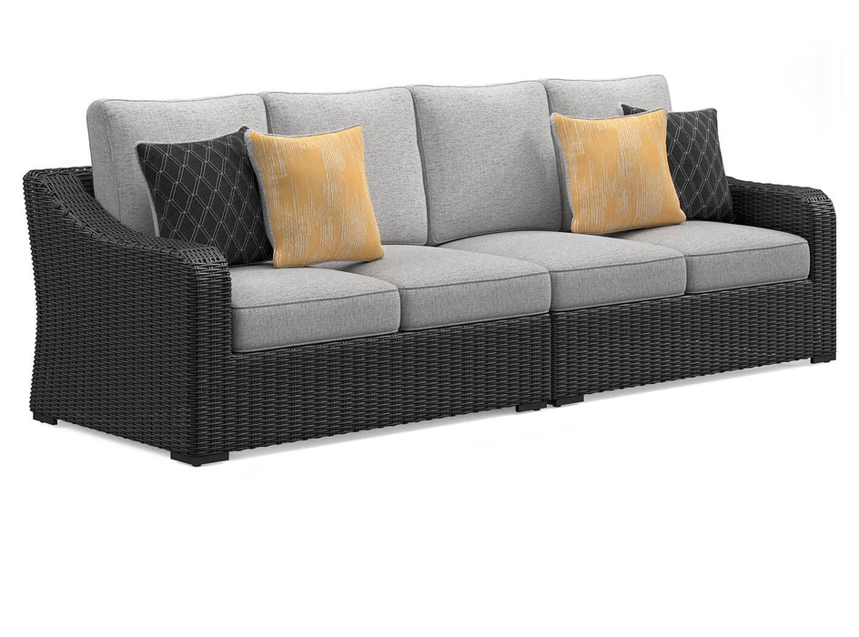 Beachcroft 2-Piece Outdoor Loveseat with Cushion - Ogle Furniture (TN)