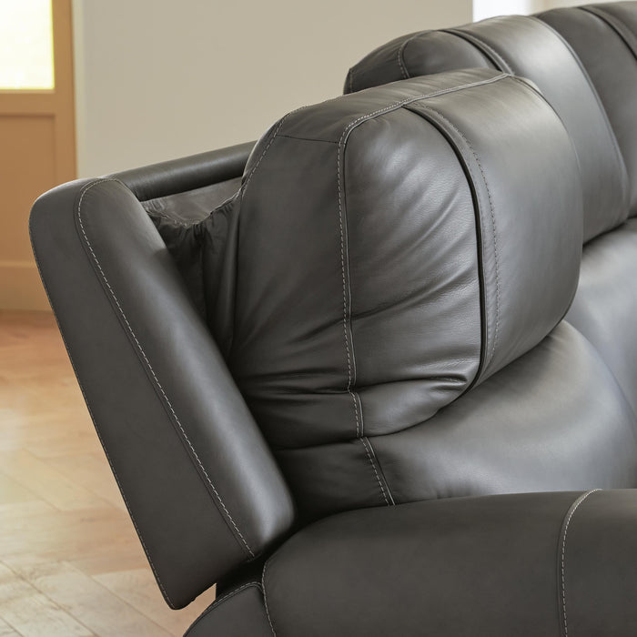 5Z - Pittson Power Sectional Reclining Sofa - Ogle Furniture (TN)