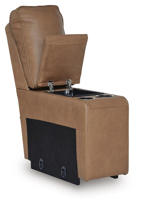 DeepWakes Reclining Sectional with Storage Console - Ogle Furniture (TN)