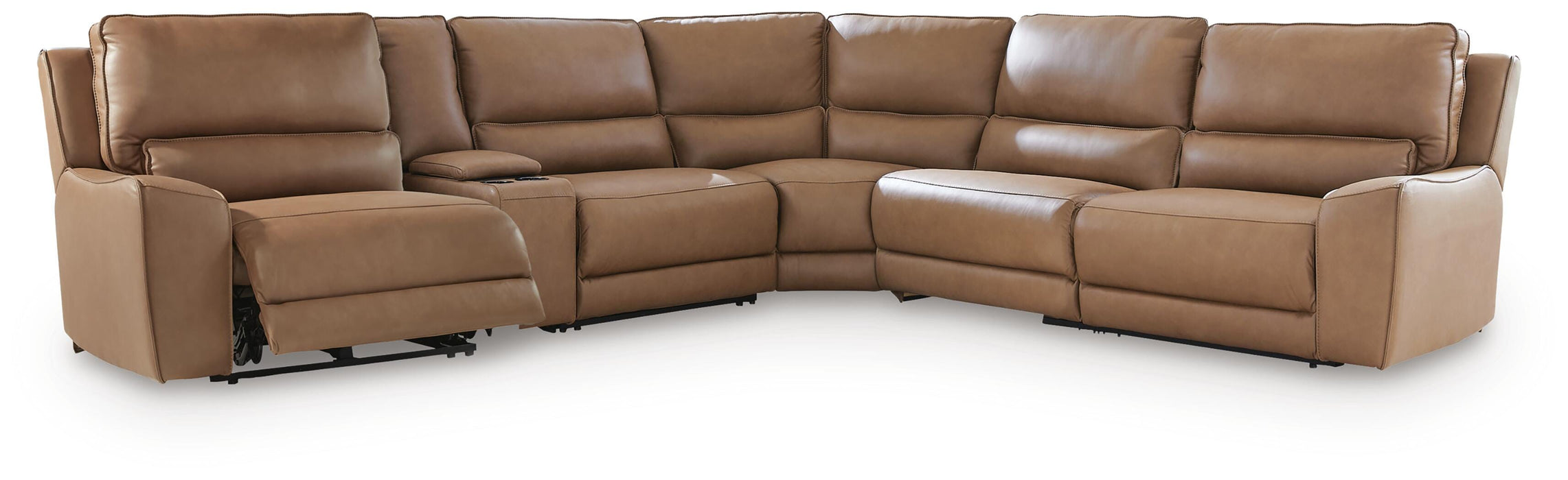 DeepWakes Reclining Sectional with Storage Console - Ogle Furniture (TN)