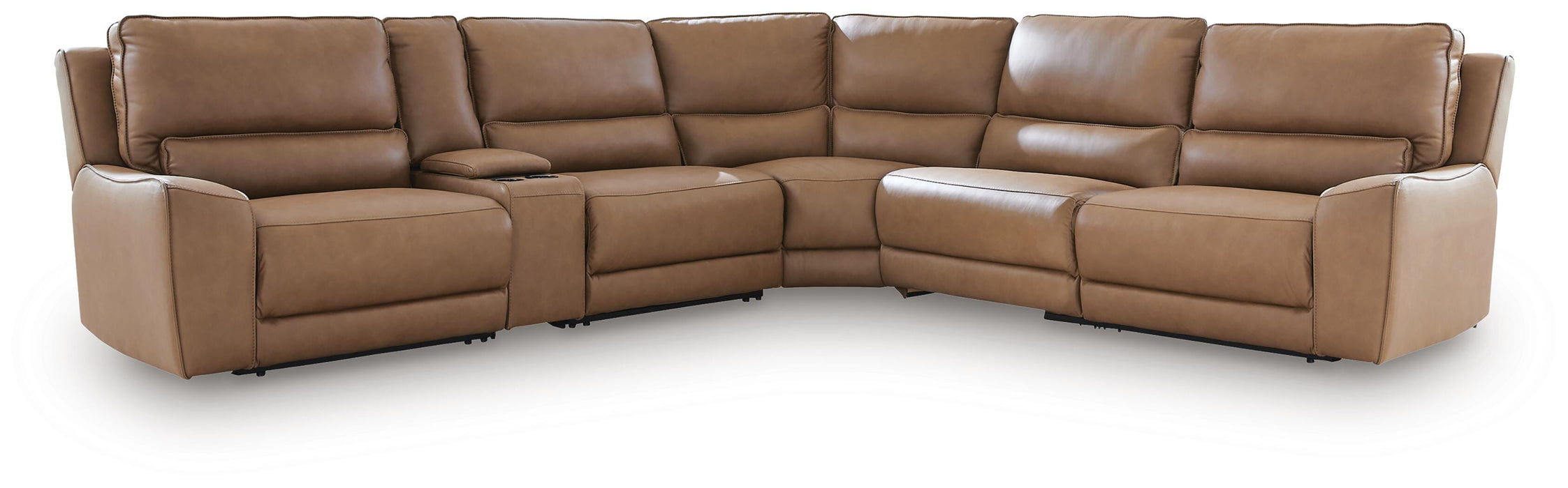DeepWakes Reclining Sectional with Storage Console - Ogle Furniture (TN)