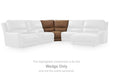 DeepWakes Reclining Sectional with Storage Console - Ogle Furniture (TN)