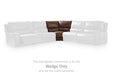 DeepWakes Reclining Sectional with Storage Console - Ogle Furniture (TN)