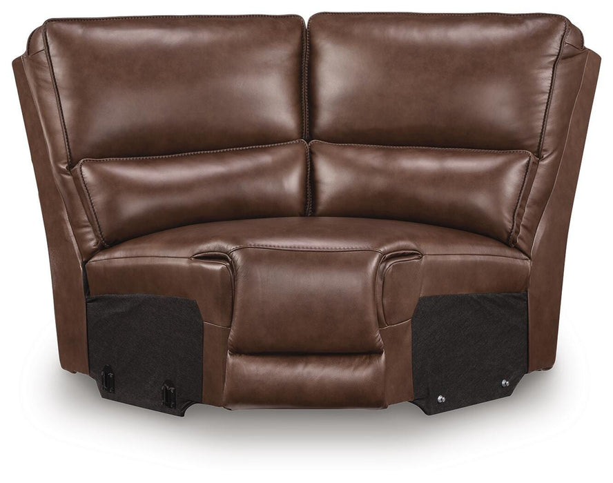 DeepWakes Reclining Sectional with Storage Console - Ogle Furniture (TN)