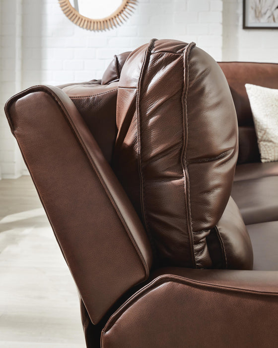 DeepWakes Reclining Sectional with Storage Console - Ogle Furniture (TN)