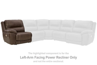 Dunleith Power Reclining Sectional Loveseat - Ogle Furniture (TN)